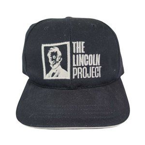 The Lincoln Project - Black Baseball Cap Adjustable One Size Made in USA!